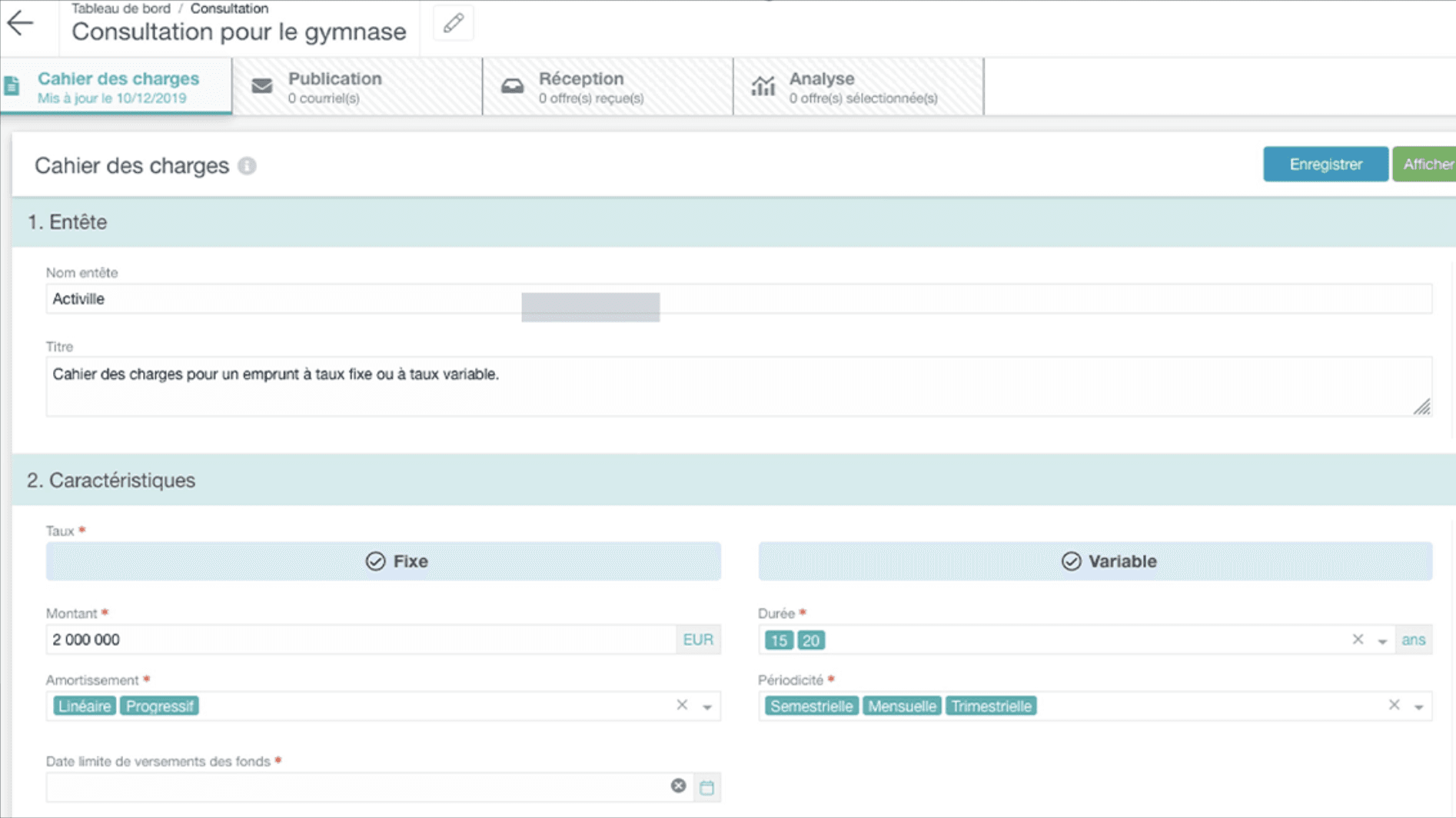 Optim Dette Onglet Financement